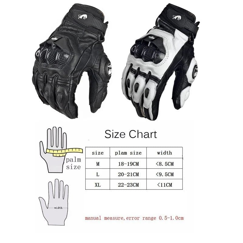 Gants de moto en cuir - Bad Max Gear